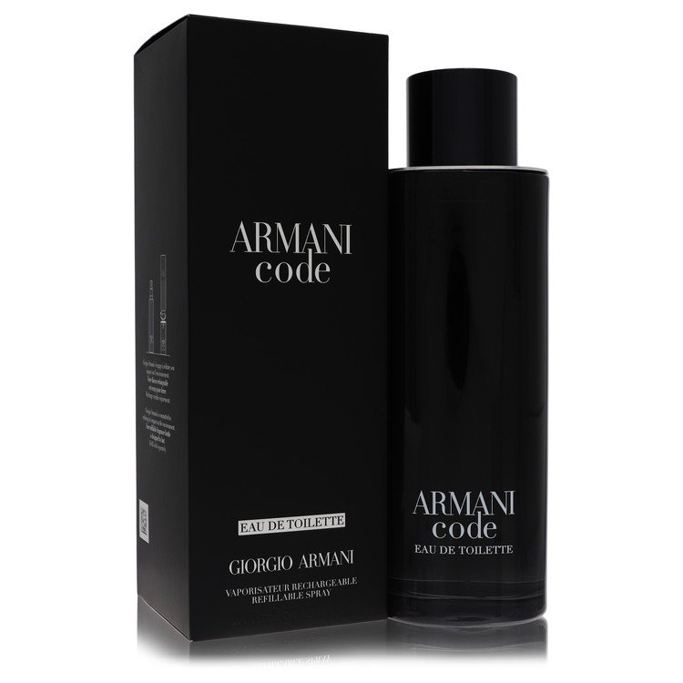 Armani Code Refillable Eau de Toilette Spray for Men by Giorgio Armani 3.4 oz/100 ml