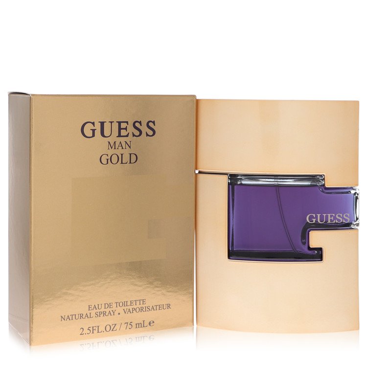 Guess Gold Eau De Toilette Spray 2.5 oz (75 ml) for Men