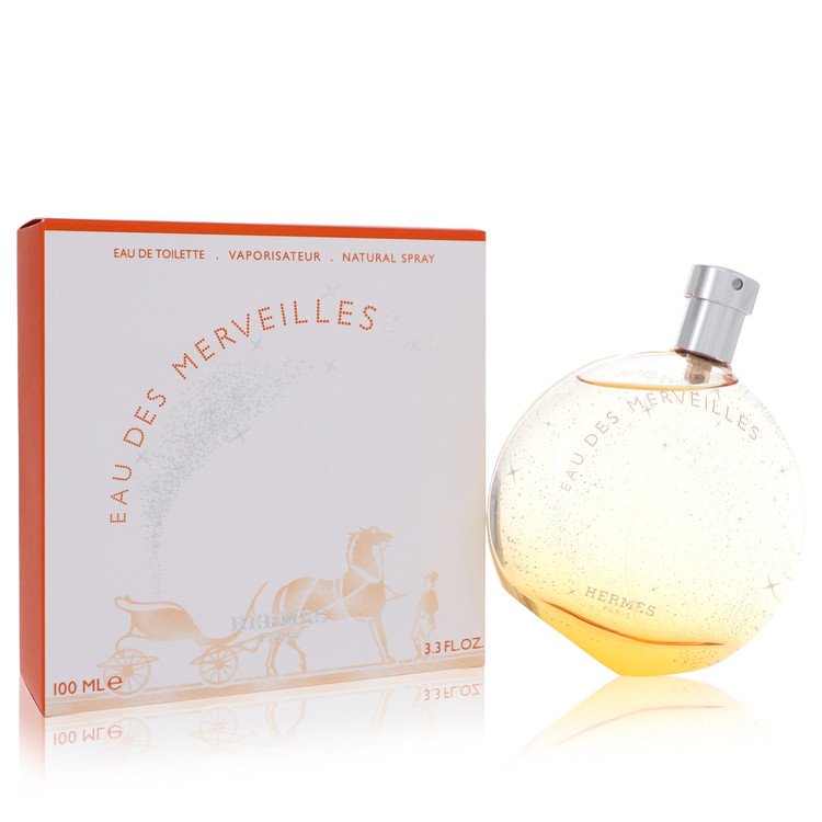 Hermes Eau De Merveilles Eau De Toilette Spray 3.4 oz (100 ml) for Women