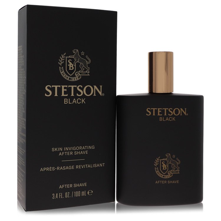 Stetson Black by Coty Aftershave for Men, 3.4 oz / 100 ml