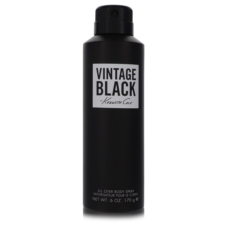 Kenneth Cole Vintage Black Body Spray for Men 6 oz / 177 ml