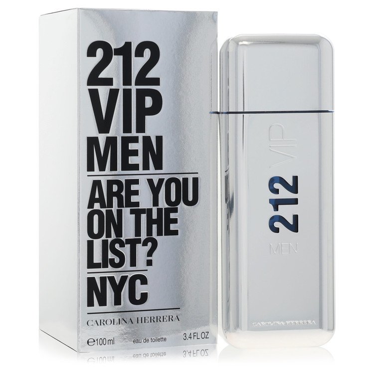 212 VIP Eau De Toilette Spray for Men by Carolina Herrera, 3.4 oz / 100 ml