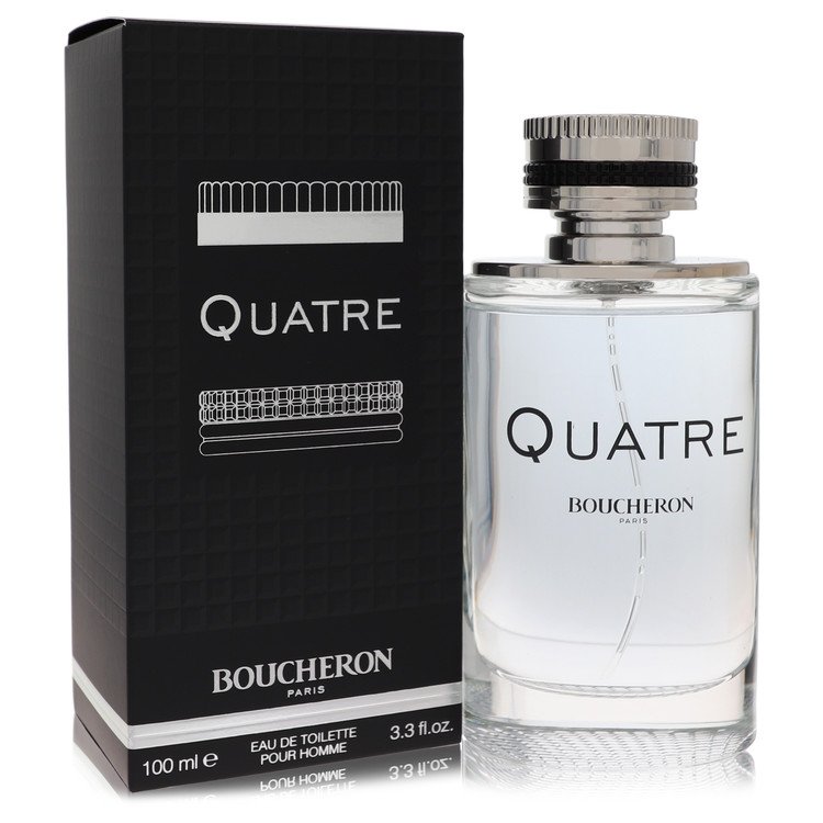 Boucheron Quatre Eau de Toilette Spray for Men, 3.4 oz/100 ml