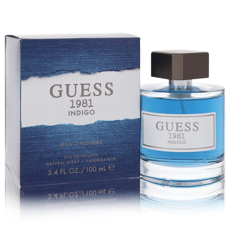 Guess 1981 Indigo Eau de Toilette Spray for Men, 3.4 oz / 100 ml