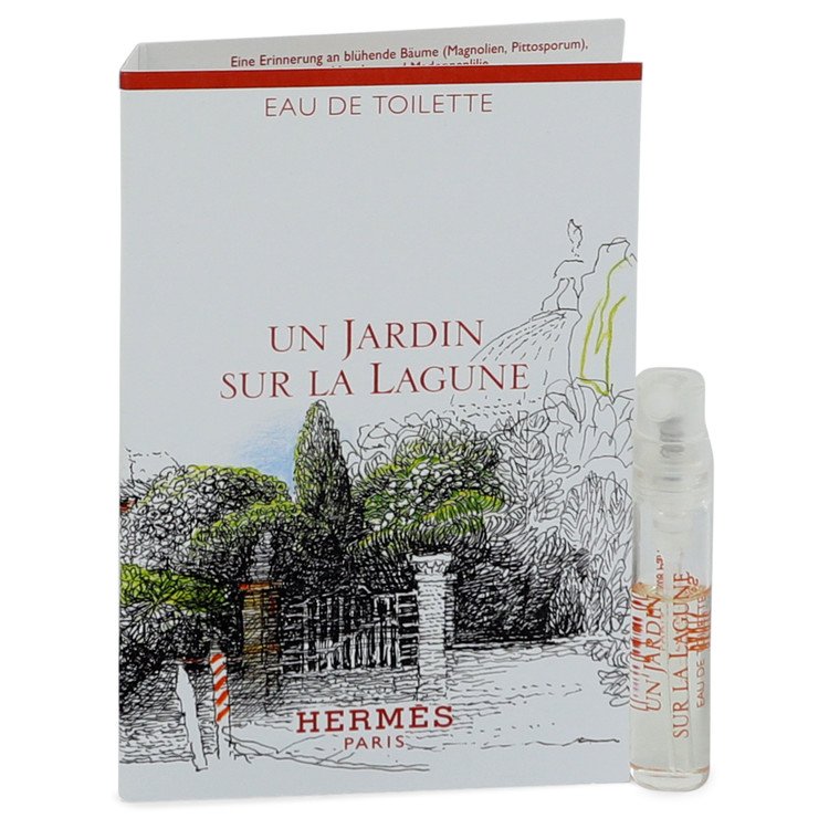 Un Jardin Sur La Lagune by Hermes Vial Sample 0.06 oz / 1.8 ml for Women