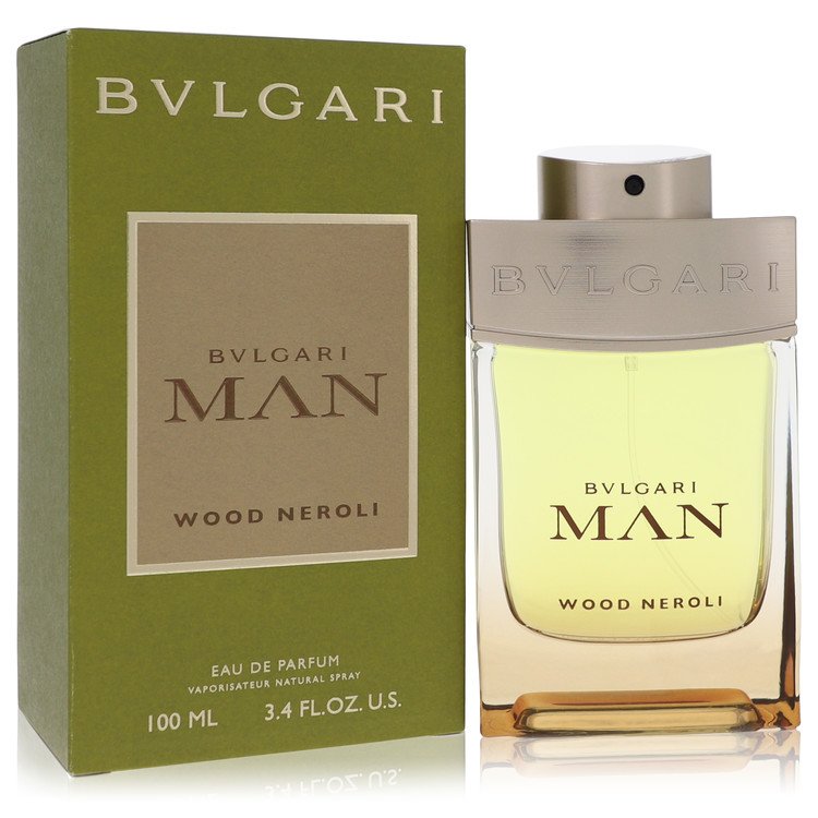 Bvlgari Man Wood Neroli Eau de Parfum Spray for Men, 3.4 oz / 100 ml