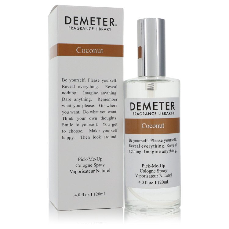 Demeter Coconut Cologne Spray for Men and Women, 4 oz / 118 ml