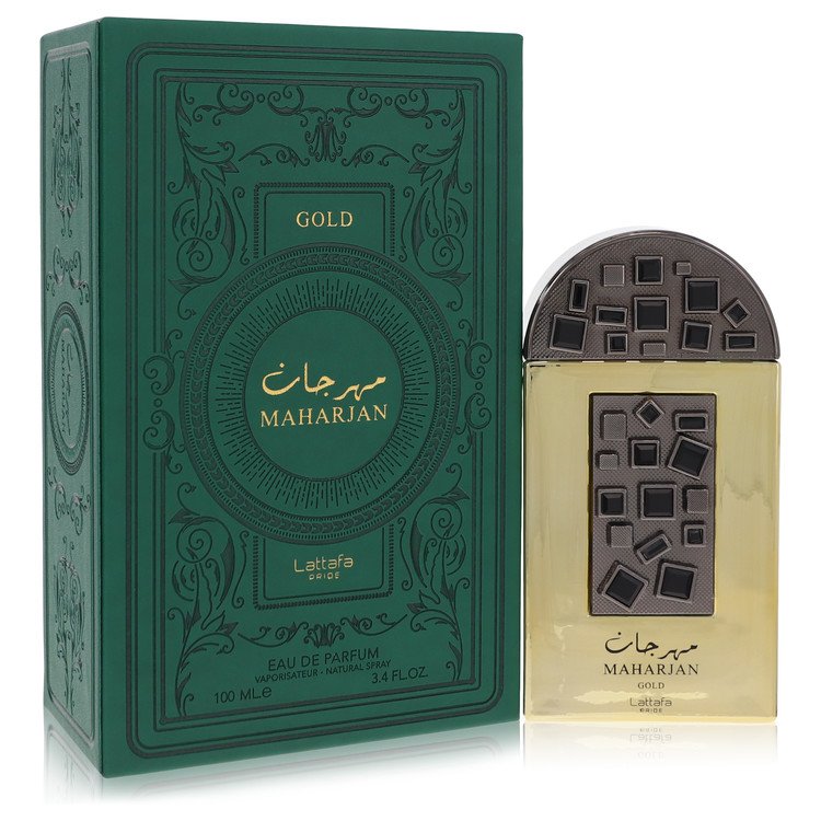 Lattafa Pride Maharjan Gold Eau De Parfum Spray Unisex 3.4 oz (100 ml)