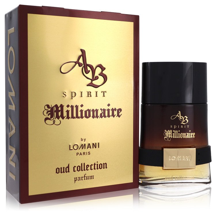 Lomani Spirit Millionaire Oud Collection Eau De Parfum Spray for Men, 3.3 oz (100 ml)