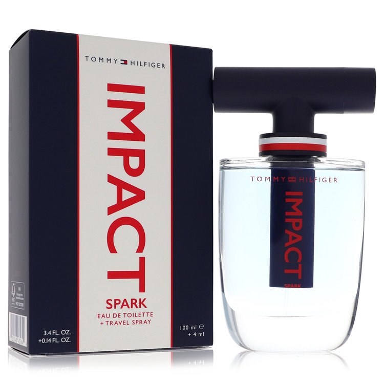 Tommy Hilfiger Impact Spark Eau De Toilette Spray 3.4 oz (100 ml) with Travel Spray