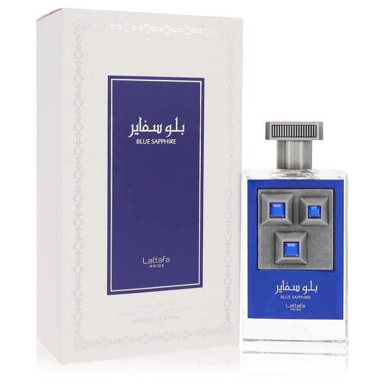 Lattafa Pride Blue Sapphire Eau De Parfum Spray 3.4 oz / 100 ml Unisex