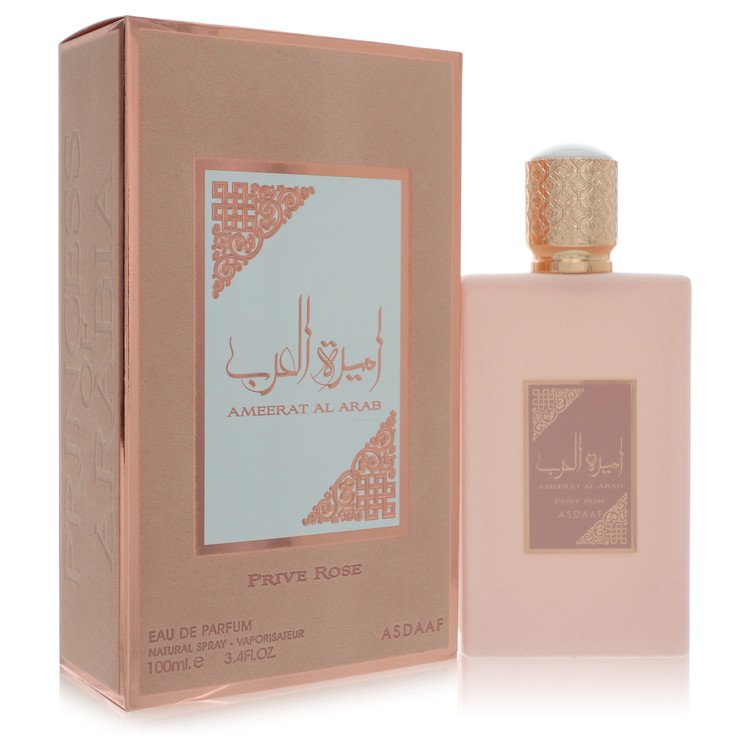 Lattafa Asdaaf Ameerat Al Arab Prive Rose Eau De Parfum Spray 3.4 oz (100 ml)