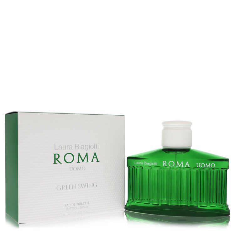 Laura Biagiotti Roma Uomo Green Swing Eau De Toilette Spray 6.8 oz / 200 ml