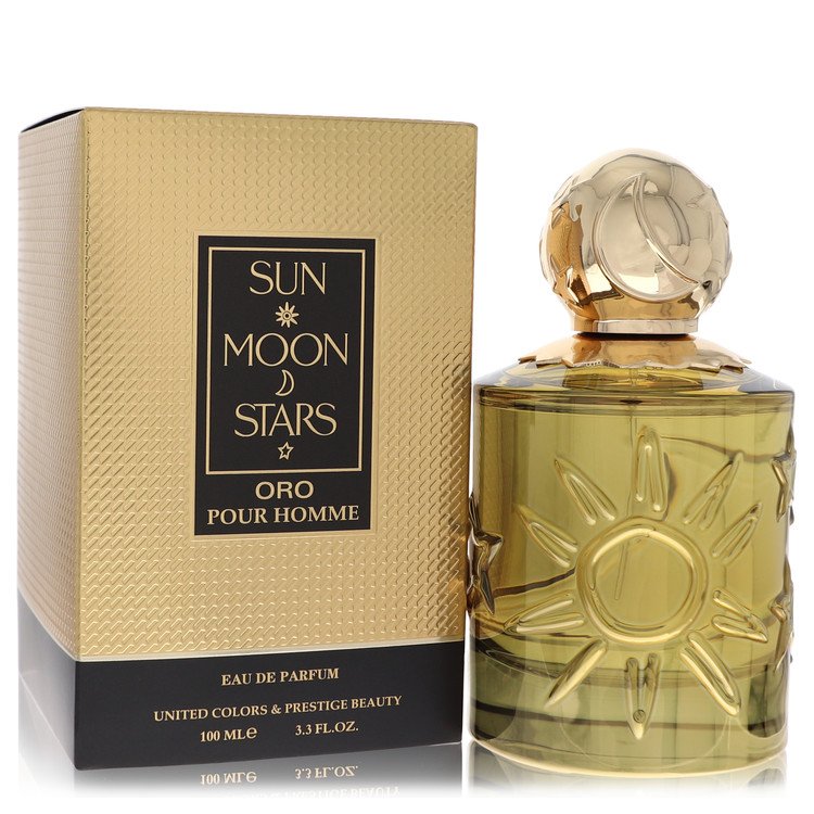 Karl Lagerfeld Sun Moon Stars Gold Eau De Parfum Spray 3.3 oz / 100 ml for Men
