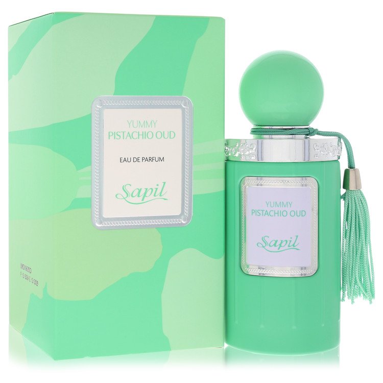 Sapil Yummy Pistachio Oud Eau de Parfum Spray for Women, 3.4 oz / 100 ml