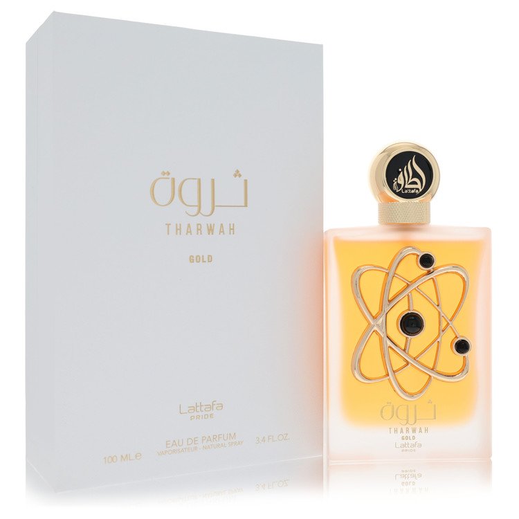 Lattafa Pride Tharwah Gold Eau De Parfum Spray 3.4 oz / 100 ml for Women