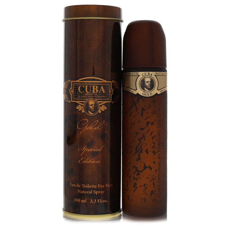 Cuba Gold Special Edition by Fragluxe Eau de Toilette Spray 3.4 oz / 100 ml for Men