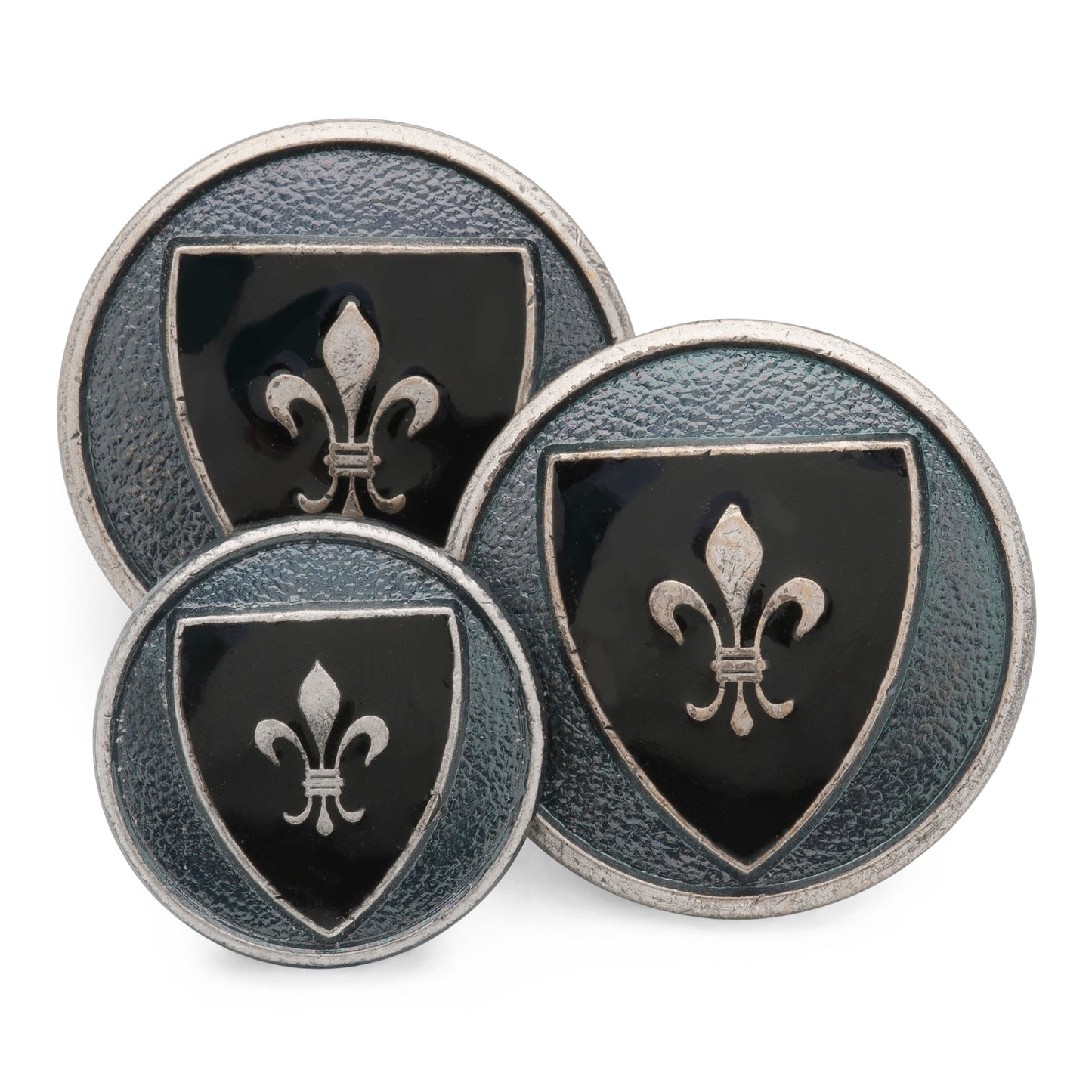 Heraldic Shield (Blue Enamel) Blazer Button