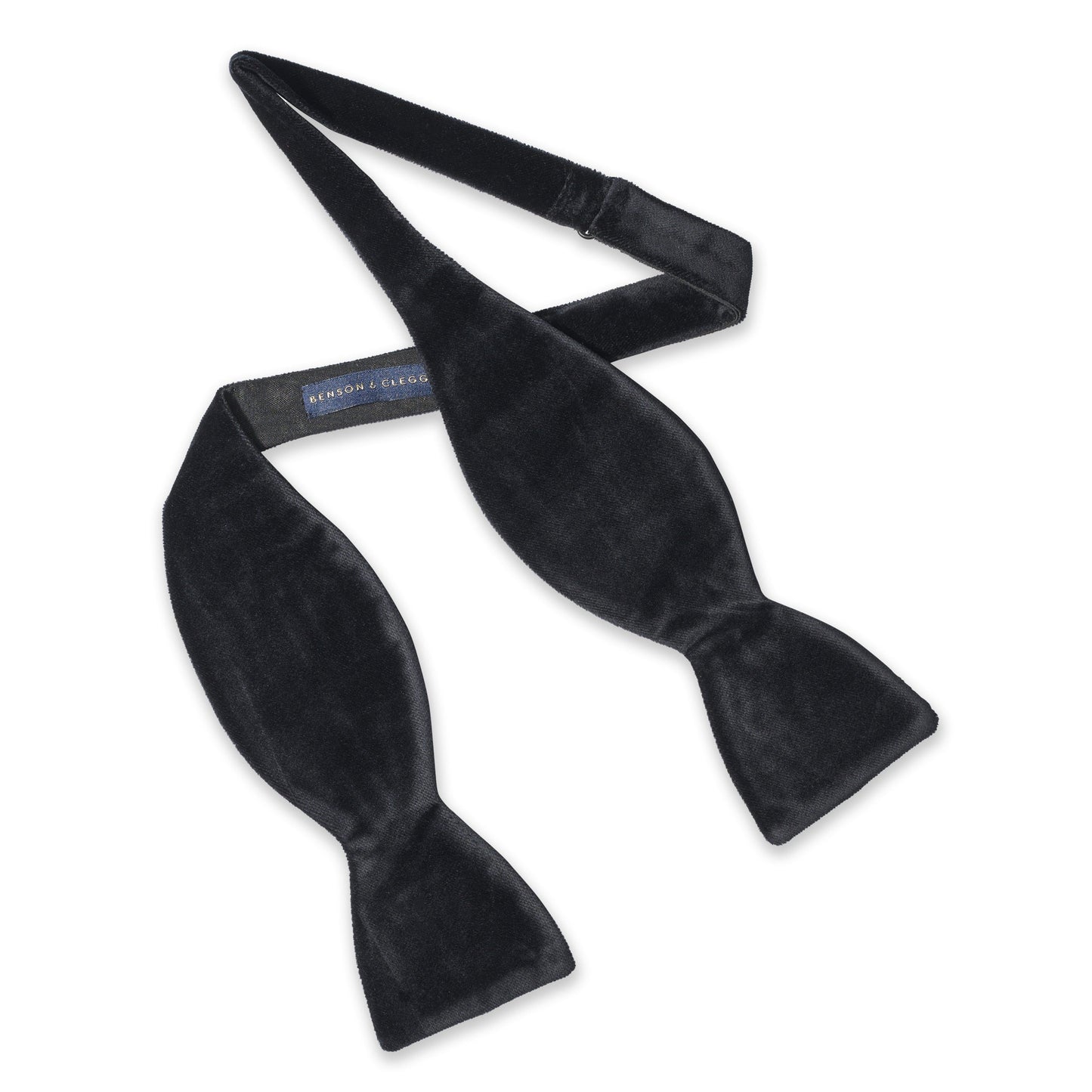 Black Velvet Self-Tie Bow Tie