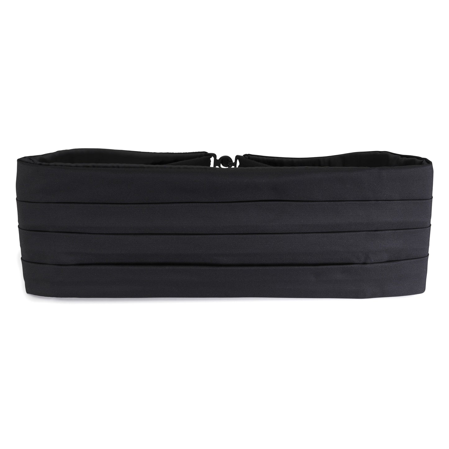 Black Barathea Silk Cummerbund