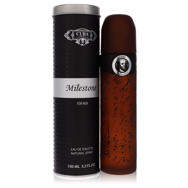 Cuba Milestone by Fragluxe Eau de Toilette Spray for Men, 3.3 oz / 100 ml