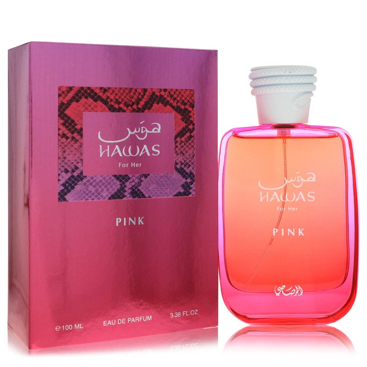 Rasasi Hawas Pink Eau De Parfum Spray 3.38 oz (100 ml) for Women