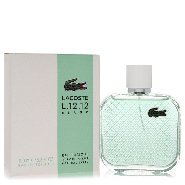 Lacoste Eau De Lacoste L.12.12 Blanc 3.3 oz (100 ml) Eau De Toilette Spray for Men
