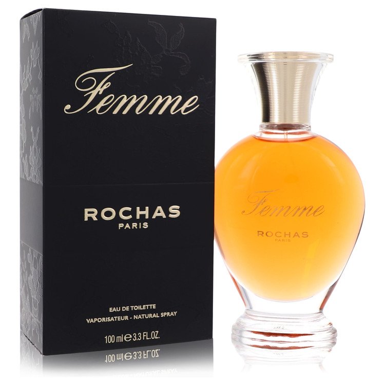 Femme Rochas Eau De Toilette Spray 3.4 oz / 100 ml for Women