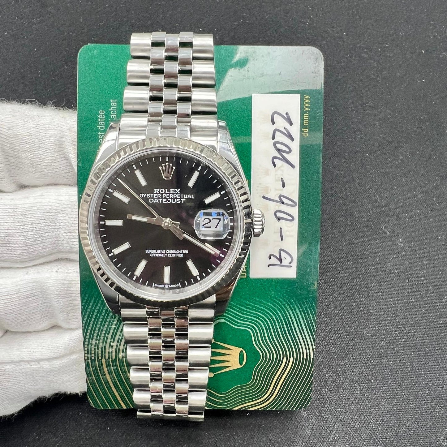 ROLEX DATEJUST A2027LW - SJR London Timepiece