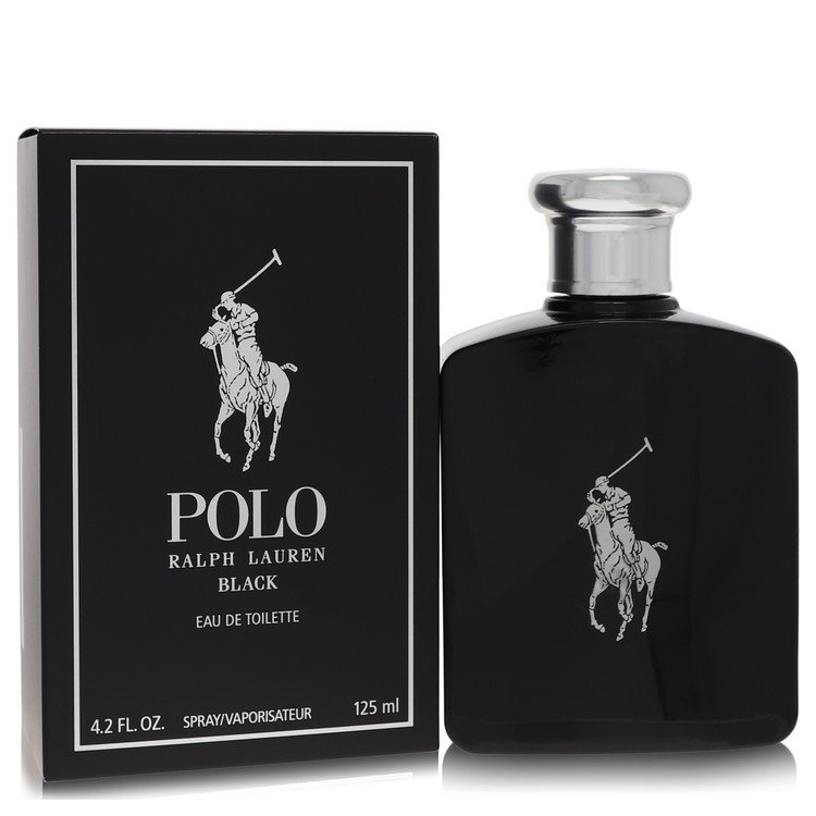 Ralph Lauren Polo Black Eau de Toilette Spray 4.2 oz / 125 ml for Men
