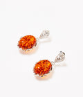 Boucles d'oreilles pendantes Demi Amber