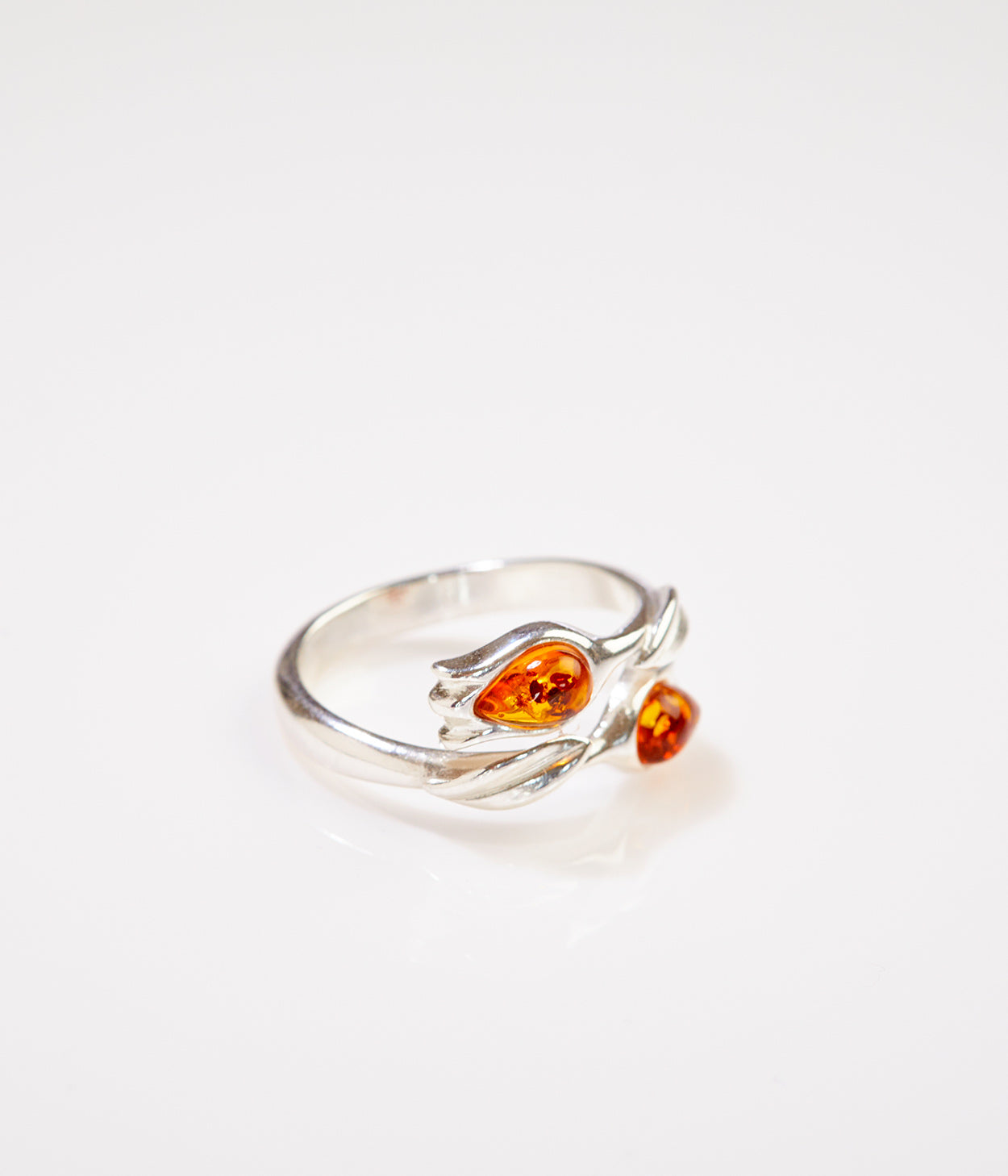 Bague Tulipe Ambre