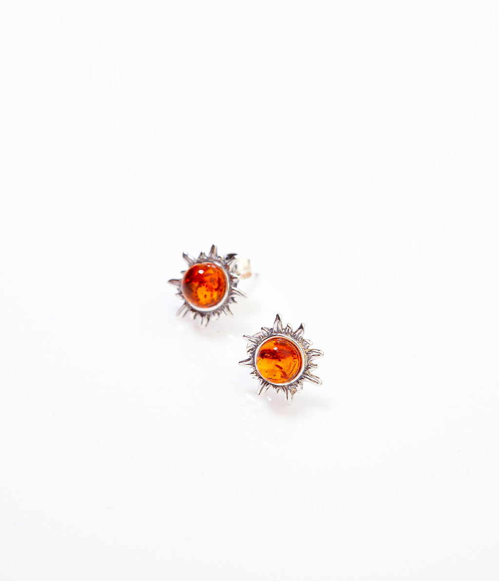 Amber Sun earrings