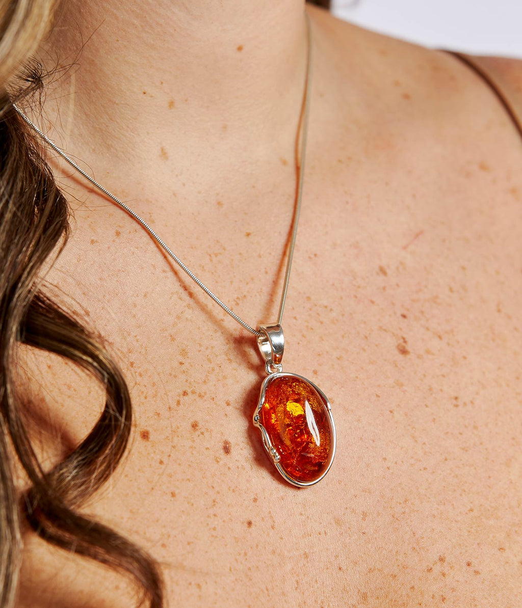 Collier pendentif Ambre Tidale