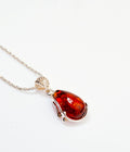 Collier pendentif Horizon ambré