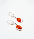 Boucles d'oreilles Lever de soleil ambré