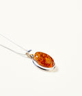 Cognac Amber Sol Pendant