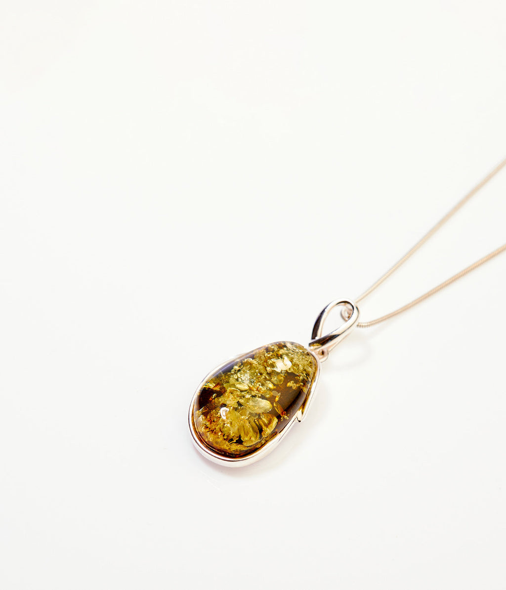 Collier pendentif Tidal Vert