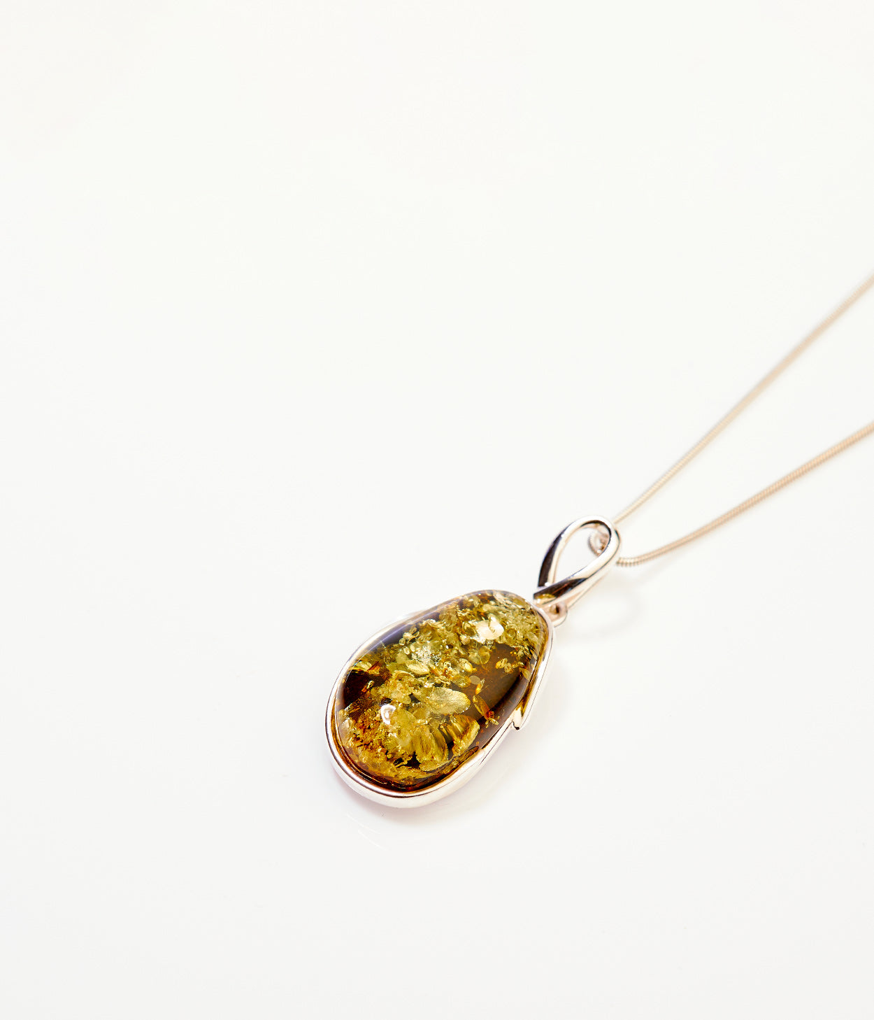 Collier pendentif Tidal Vert