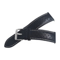 Bracelet de montre Rally en cuir noir