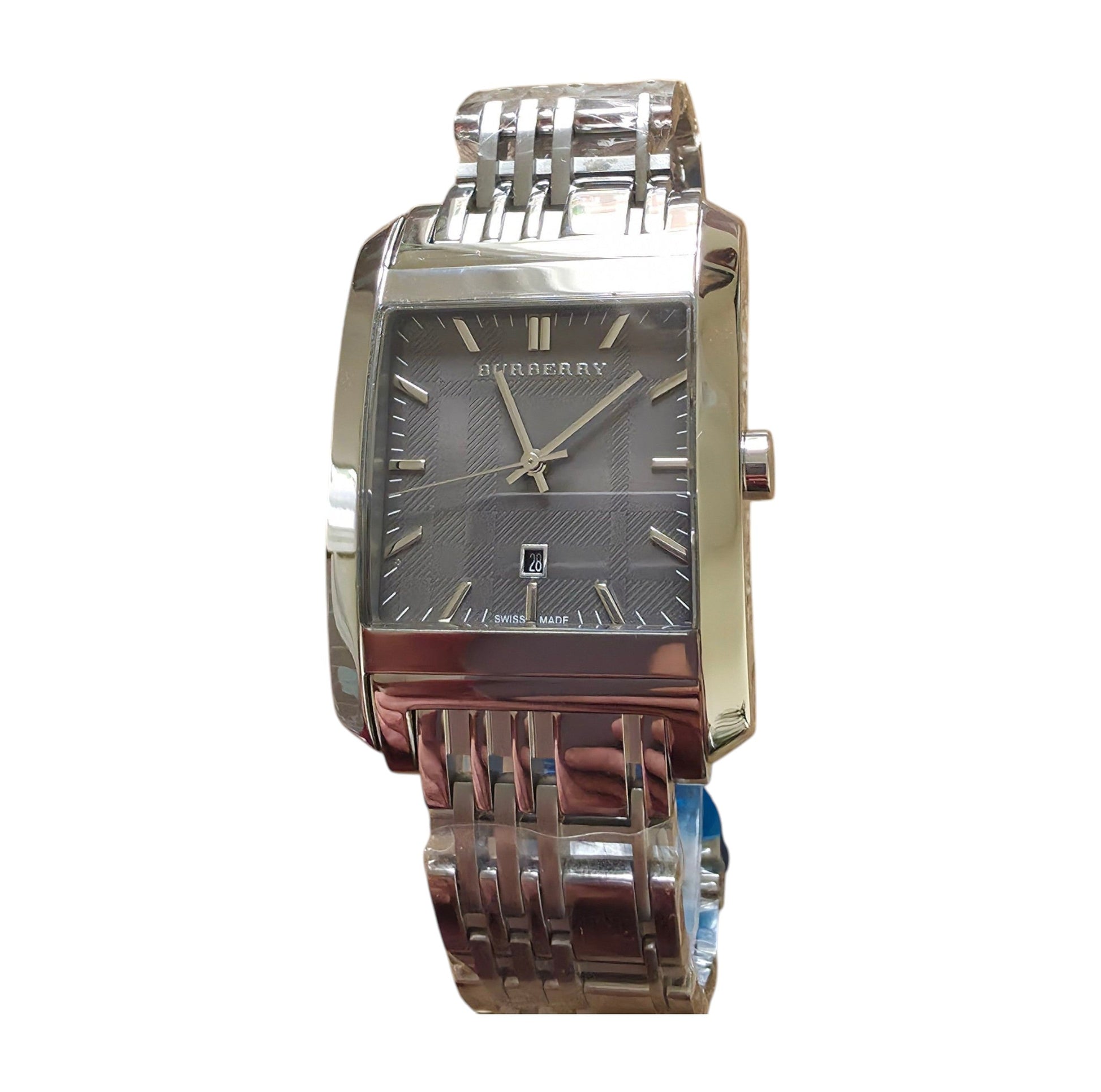 Burberry BU1568 Men's Classic Rectangle 32mm - SJR London Timepiece