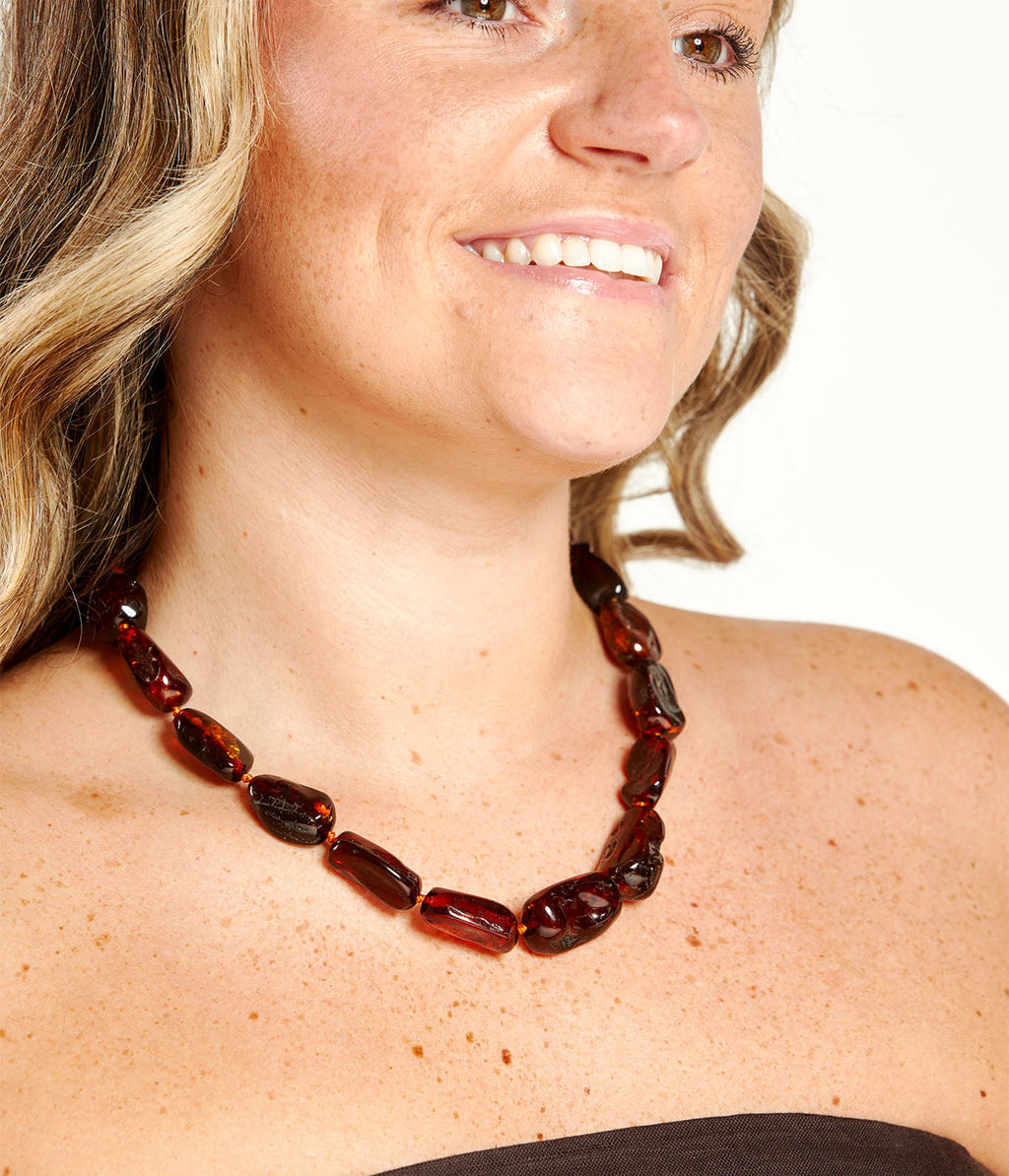Collier Chunky Cognac BRUT