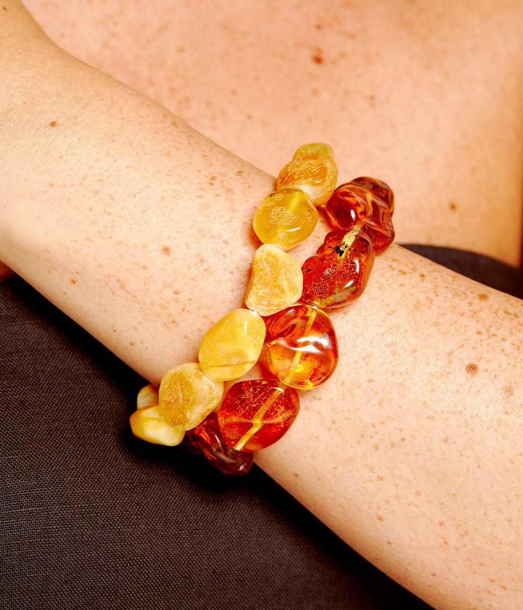 Bracelet unisexe ton jaune