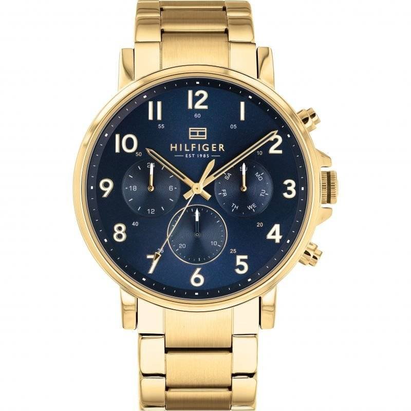 Montre Tommy Hilfiger 1710384  Cadran bleu pour homme