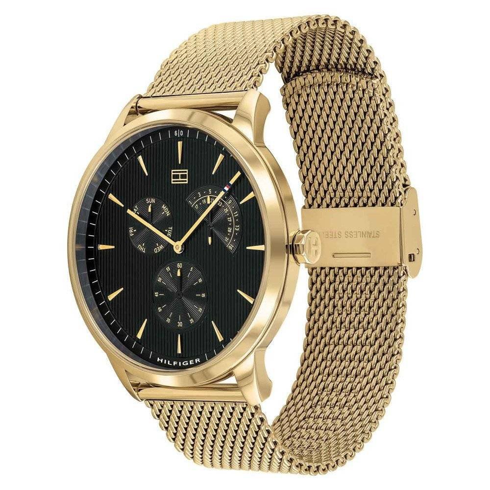 Tommy Hilfiger Men's Multi Dial 44mm Gold TH1710386 - SJR London Timepiece