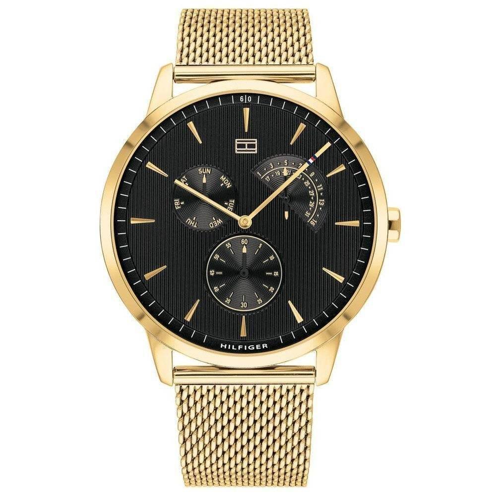 Tommy Hilfiger Men's Multi Dial 44mm Gold TH1710386 - SJR London Timepiece