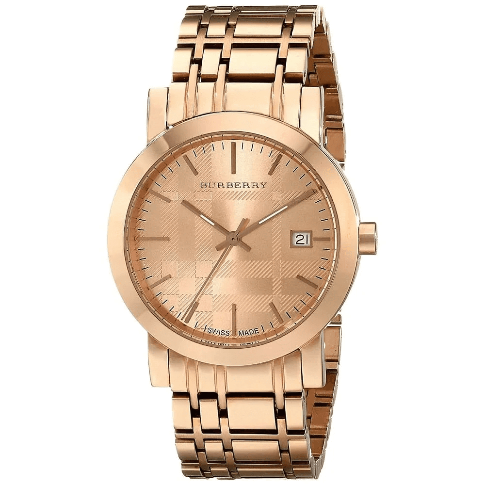 Burberry BU1864 Men's Heritage Rose Gold - SJR London Timepiece