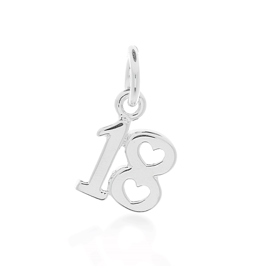 18th Birthday Silver Charm