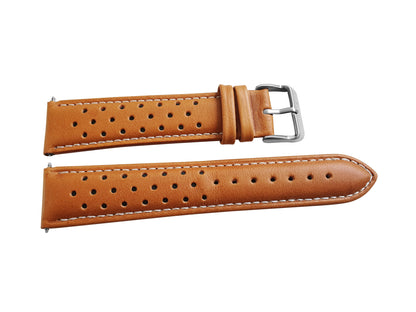 Tan Leather Rally Watch Strap (PRE-ORDER NOW) - SJR London Timepiece