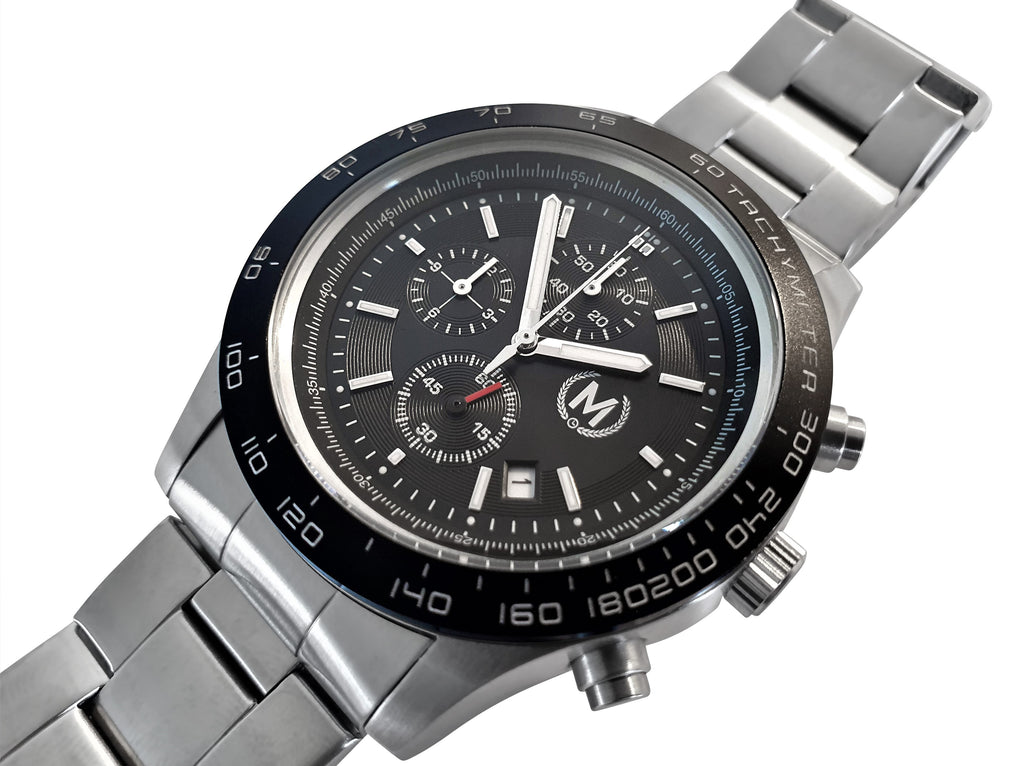Chronographe Essai GT, bracelet métallique